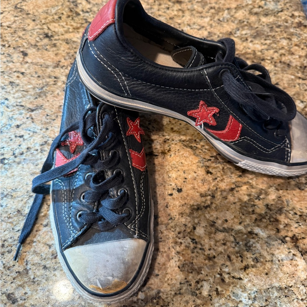 Leather Converse - image 2